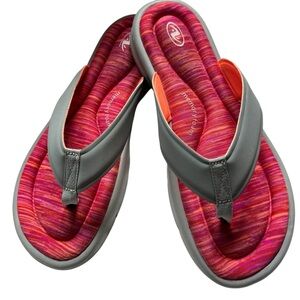 NuFoot Cushy Flip Flops 9-10